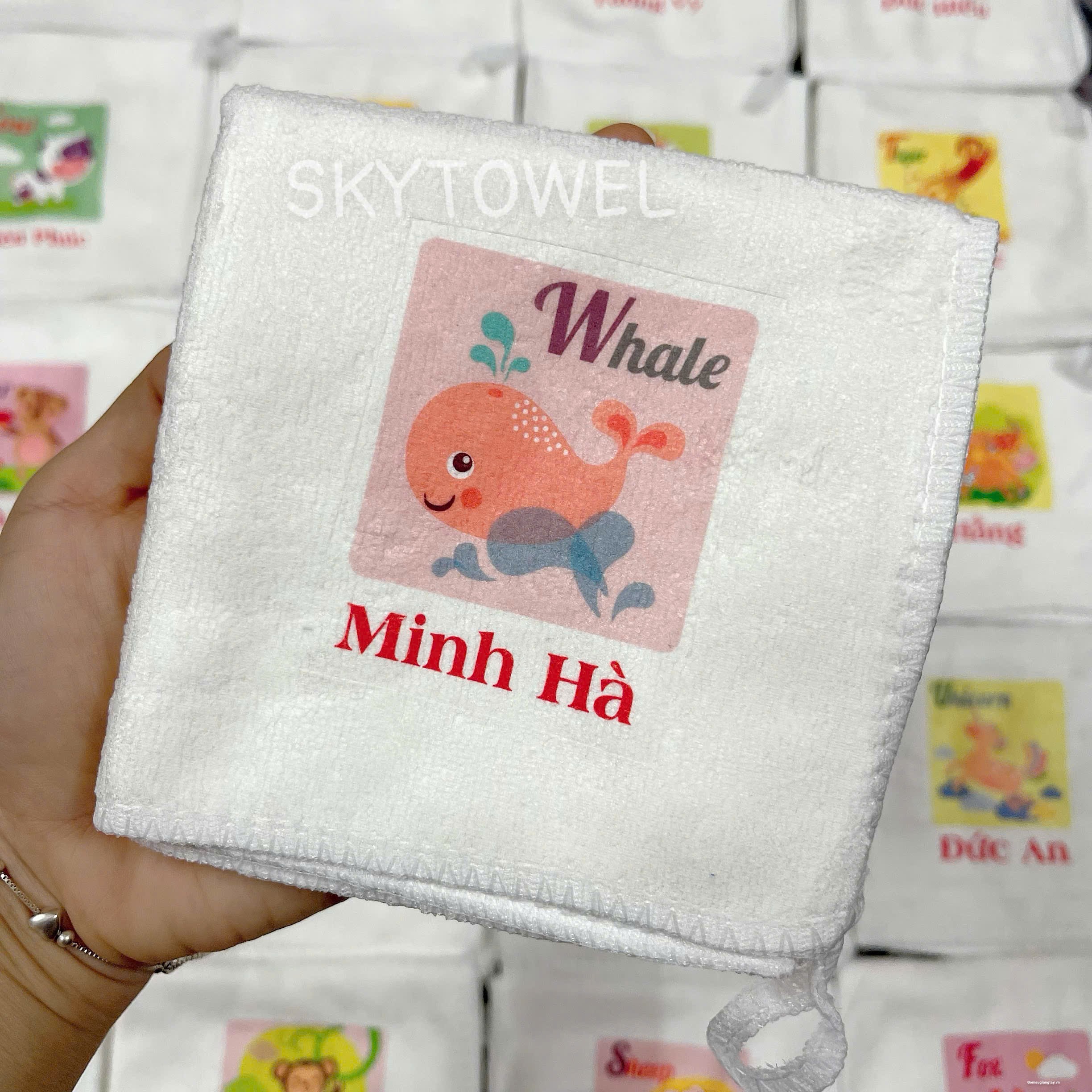 KHĂN MẶT IN LOGO - IN TÊN THEO YÊU CẦU