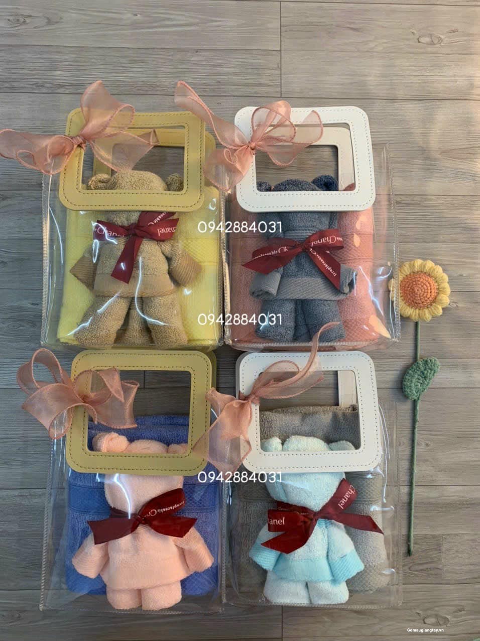 BỘ KHĂN QUÀ TẶNG PHỤ NỮ 20/10 - 8/3
